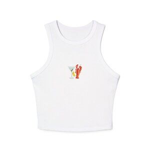 Women’s Micro Rib Racer Tank Top – Sleek Everyday Essential